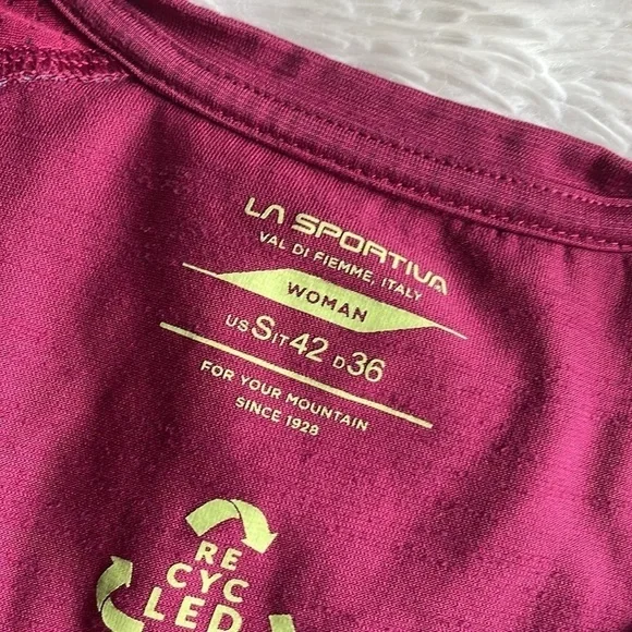 La Sportiva climbing hiking outdoor Compass T Shirt Womens small - Picture 5 of 9